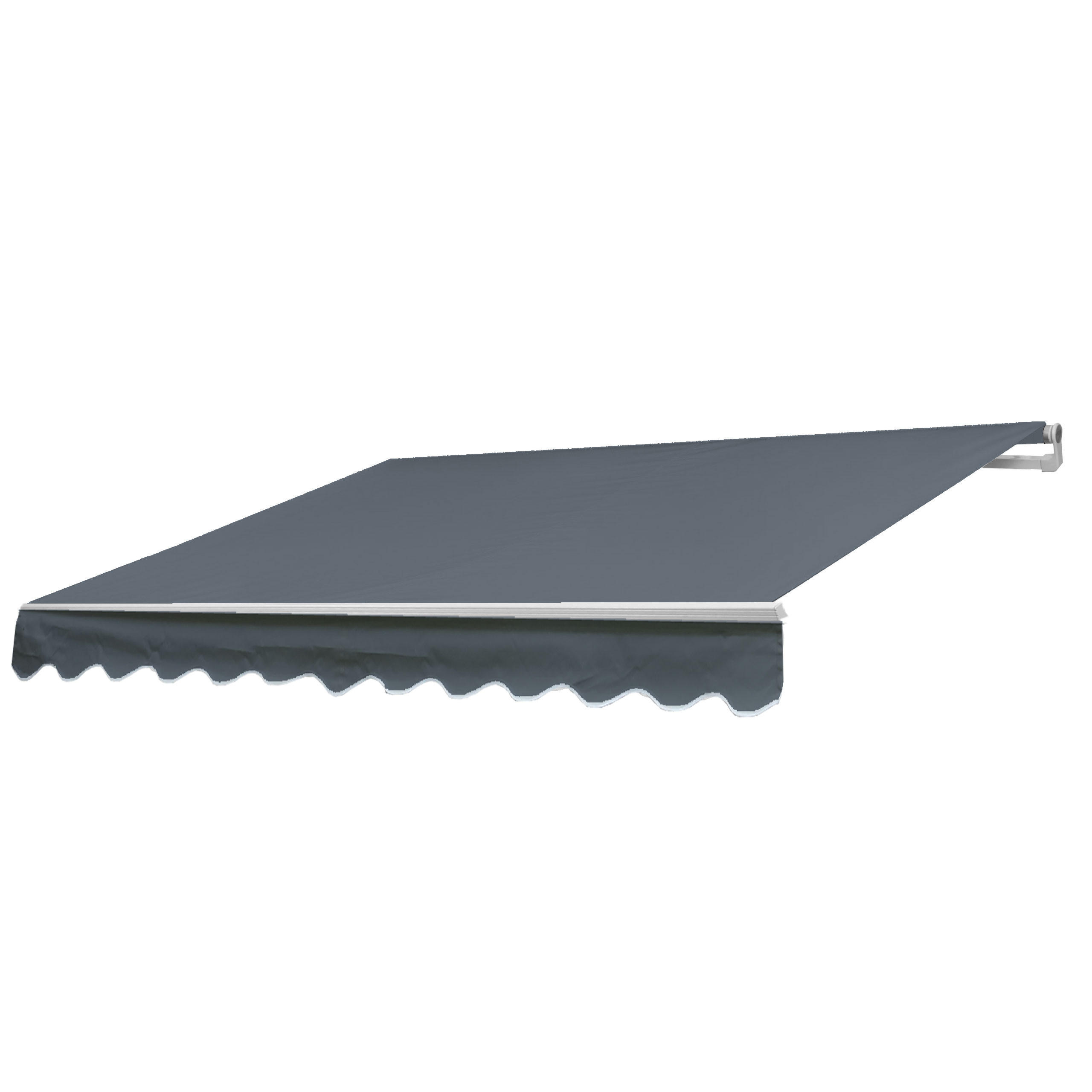 ALU-MARKISE Grau - Grau, Textil (300/18/250cm) - MCW