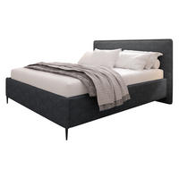 POLSTERBETT Puretta - Anthrazit/Schwarz, Holzwerkstoff/Textil (140/200cm) - MIRJAN24