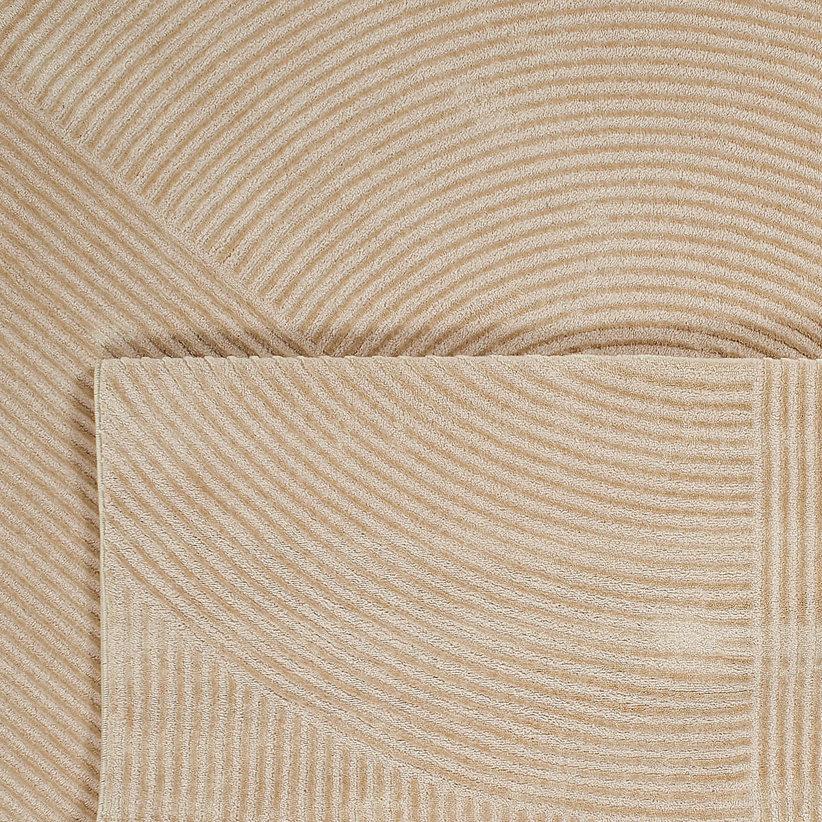 TEPPICH mit reliefartigem Muster in Beige Bianca 200x290 cm - Beige, Textil (200/290cm) - Nazar Rugs