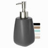 FLÜSSIGSEIFENSPENDER 400 ml, grau - Grau, Keramik (8/18cm) - KADAX