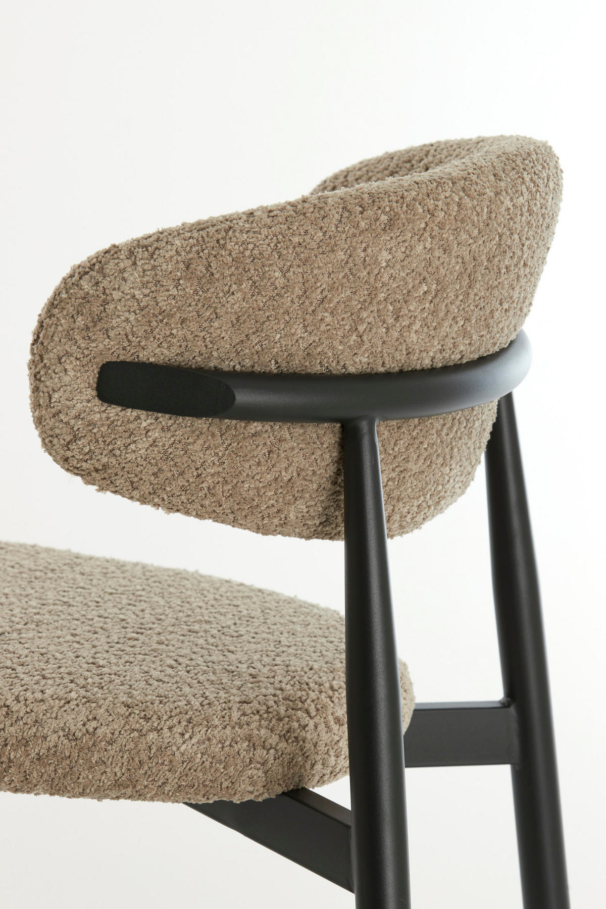 ESSZIMMERSTUHL Eniola Braun 54/52/76 cm - Braun, Metall (52/76/54cm) - Light & Living