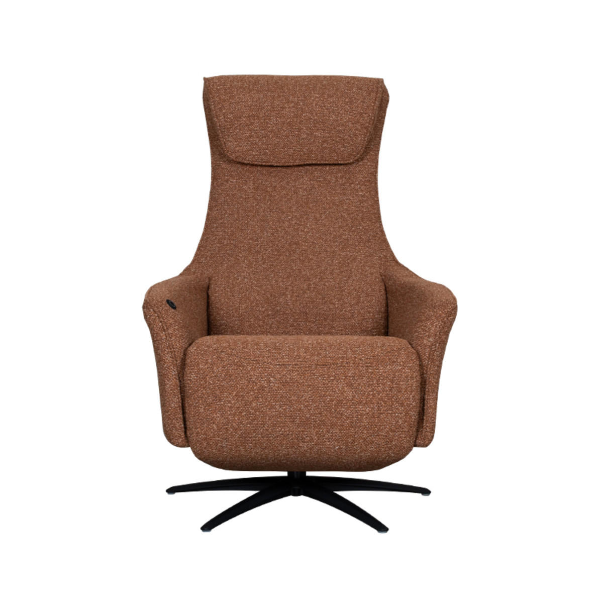 SESSEL Lund Braun 83/74/112 cm - Braun, Textil (74/112/83cm) - LABEL51