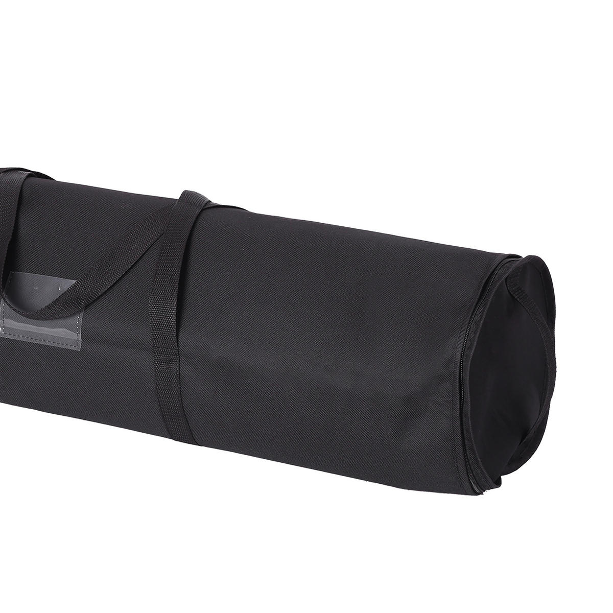 2XGESCHENKPAPIER-AUFBEWAHRUNG - Schwarz, Kunststoff/Textil (22/79/22cm) - Relaxdays
