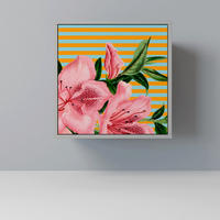 SIDEBOARD FRAGILE BEAUTY, Grau, 57,5x42x57,5 cm, Ohne Füße - Multicolor/Grau, Holzwerkstoff (57.5/57.5/42cm) - SpaceRebels