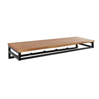 WANDGARDEROBE Custom Braun 35/100/ 17 cm - Braun, Holz (100/17/35cm) - Hoyz Collection