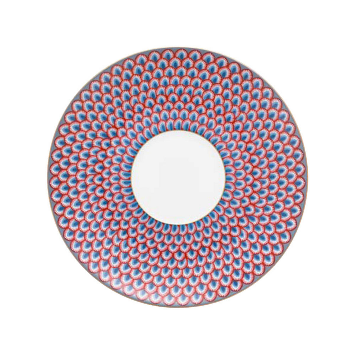 TASSEN & UNTERTASSEN 2er-Set Blumenfestival hellblau 280 ml - Hellblau, Keramik (16.8/12.2/16.8cm) - Pip Studio