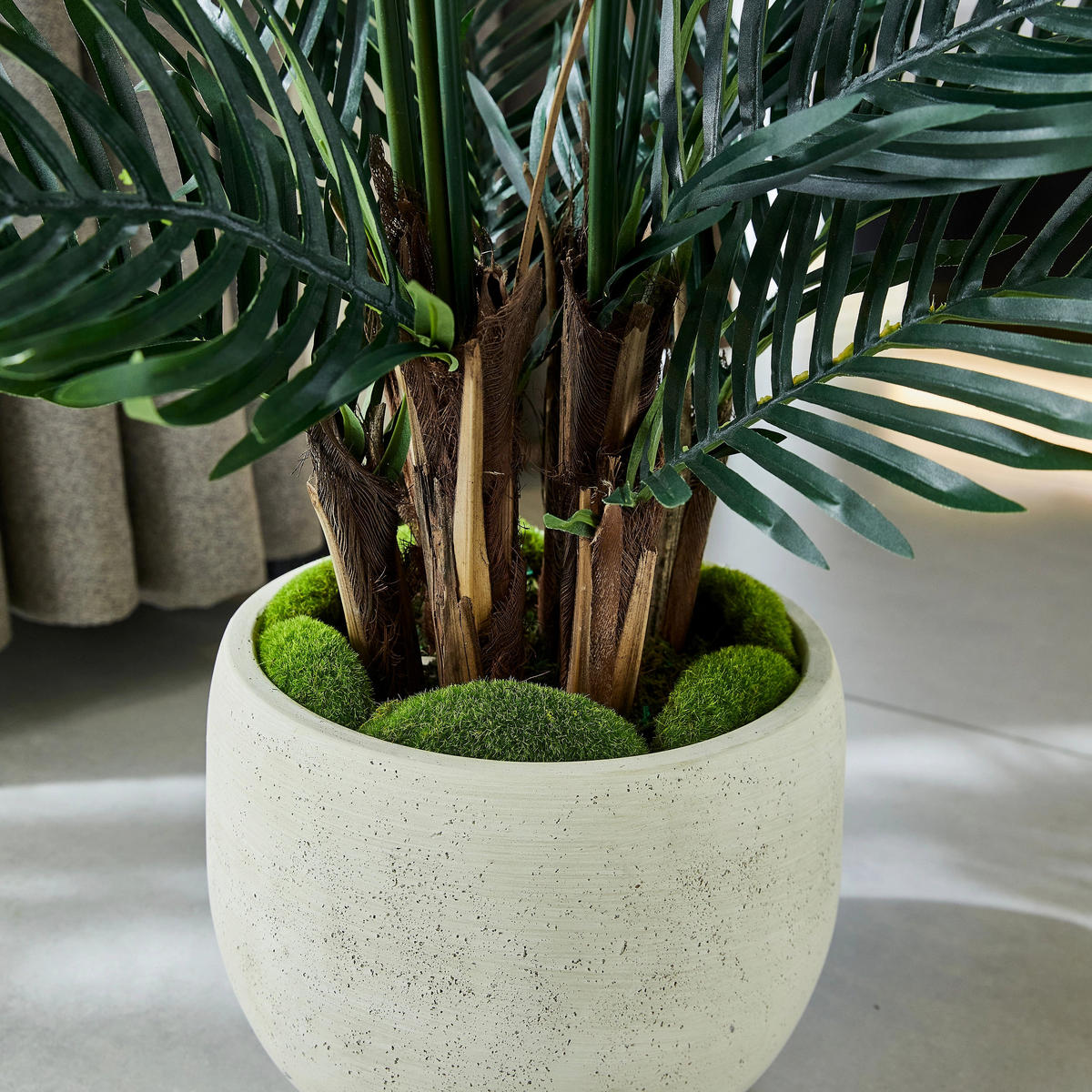 KUNSTPFLANZE Künstlicher Palmfarn – Alamea 75 cm - Grün, Kunststoff (75cm) - aplanta