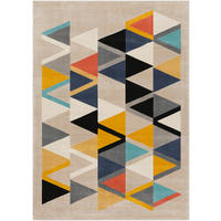 KURZFLORTEPPICH 160/220 cm Mehrfarbig - Multicolor, Naturmaterialien/Textil (160/220cm) - LIVABLISS