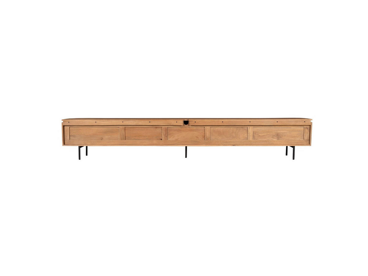 LOWBOARD Magnificent Mangoholz 280 cm / 35 cm Natur - Naturfarben, Holz (280/30/35cm) - Villa Möbel