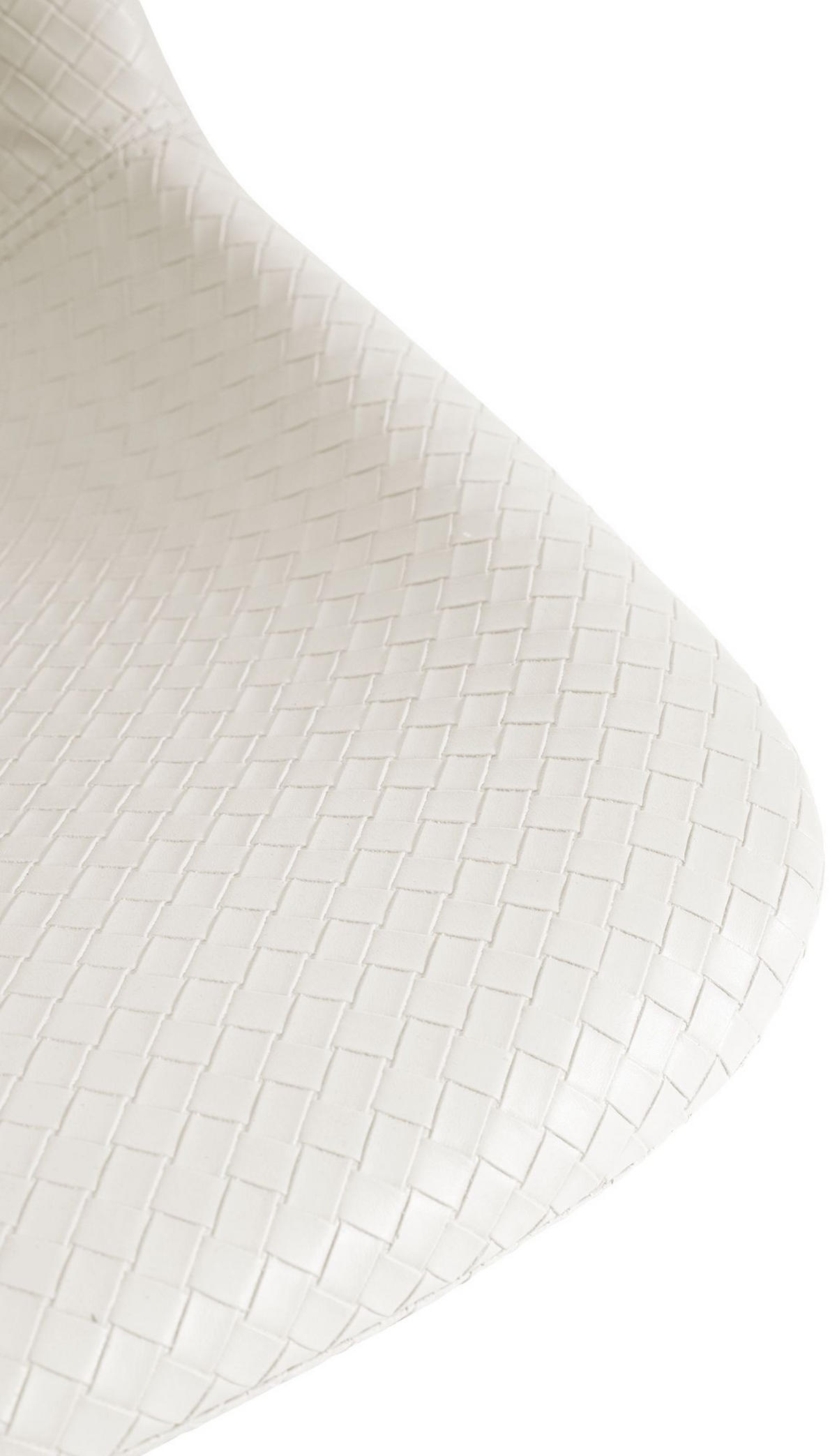 BARHOCKER 2er Set Lederlook creme - Creme/Schwarz, Textil/Metall (43/79/49cm) - CLP