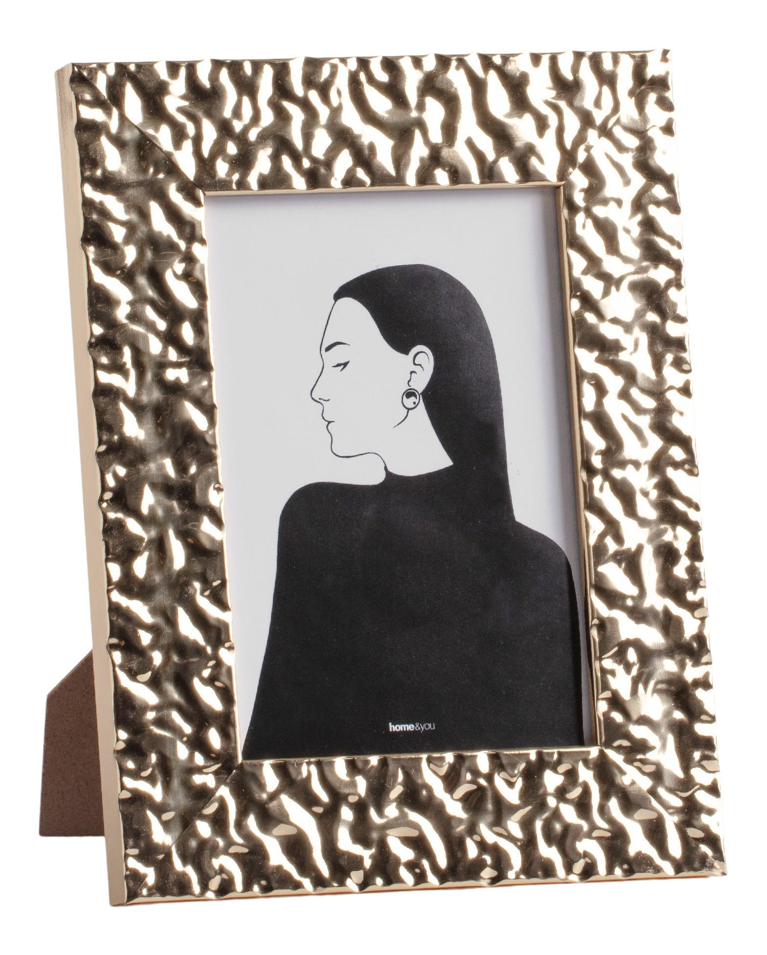 RAHMEN Tideso - Goldfarben, Kunststoff (2/25/20cm) - home&you