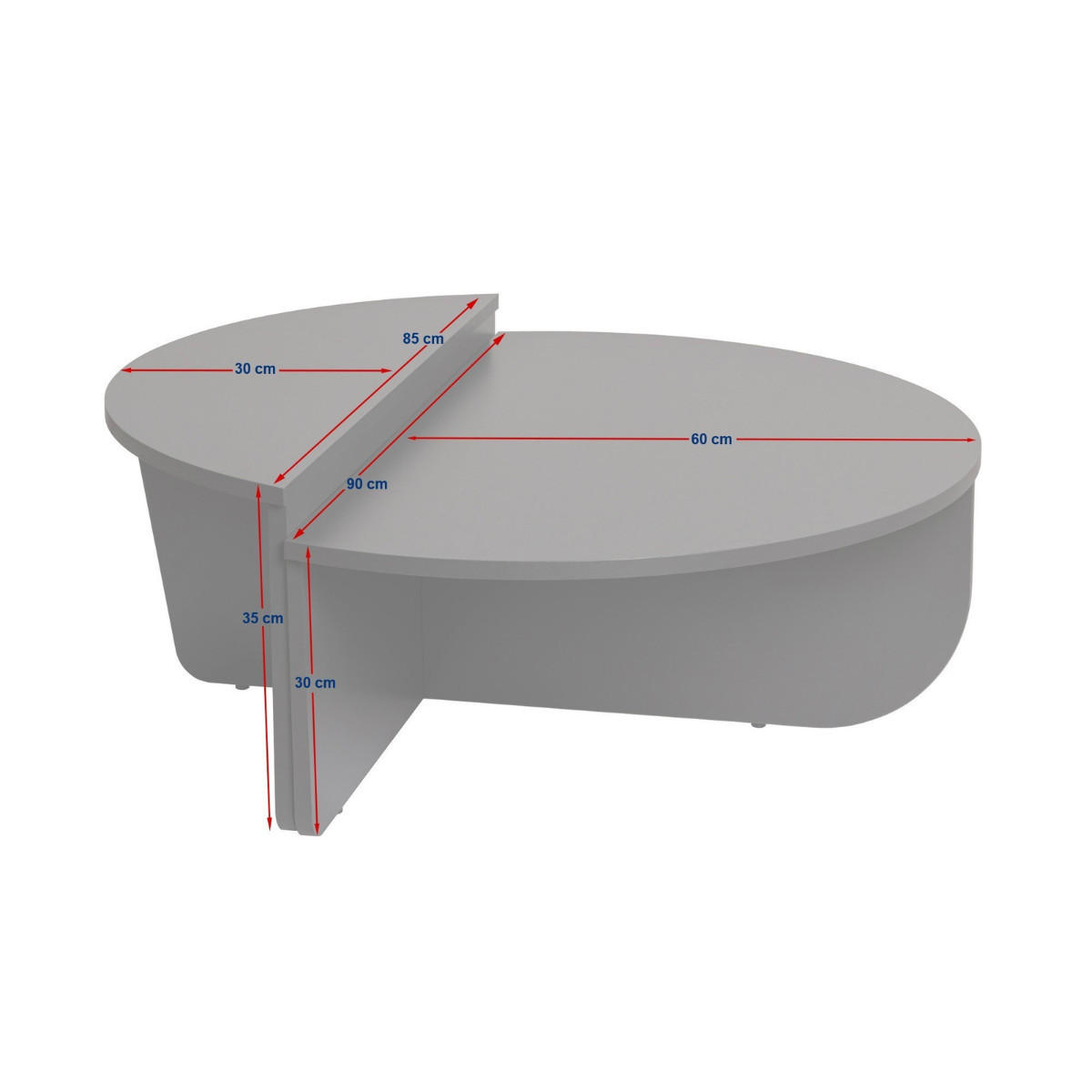 COUCHTISCH orion Chêne à miel - Schwarz, Holzwerkstoff (9.5/90/35cm) - Calicosy