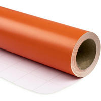 GESCHENKPAPIER Orange Glänzend 44,5 cm x 10 m - Orange, Papier (4/44/4cm)