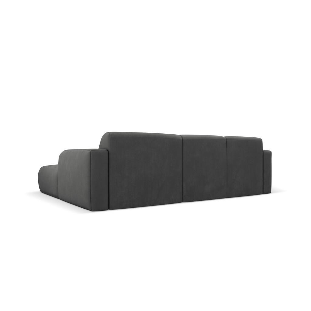 Thumbnail - Micadoni Ecksofa, Dunkelgrau, Textil, 4-Sitzer, L-Form, 250x170 cm, Hergestellt in Europa, Oeko-Tex®, Wohnzimmer, Sofas ...