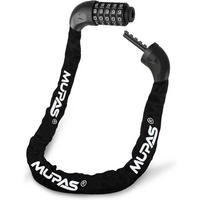 FAHRRADSCHLOSS Zahlenschloss Gehärteter Stahl Schwarz - Schwarz, Metall (3/3/90cm)
