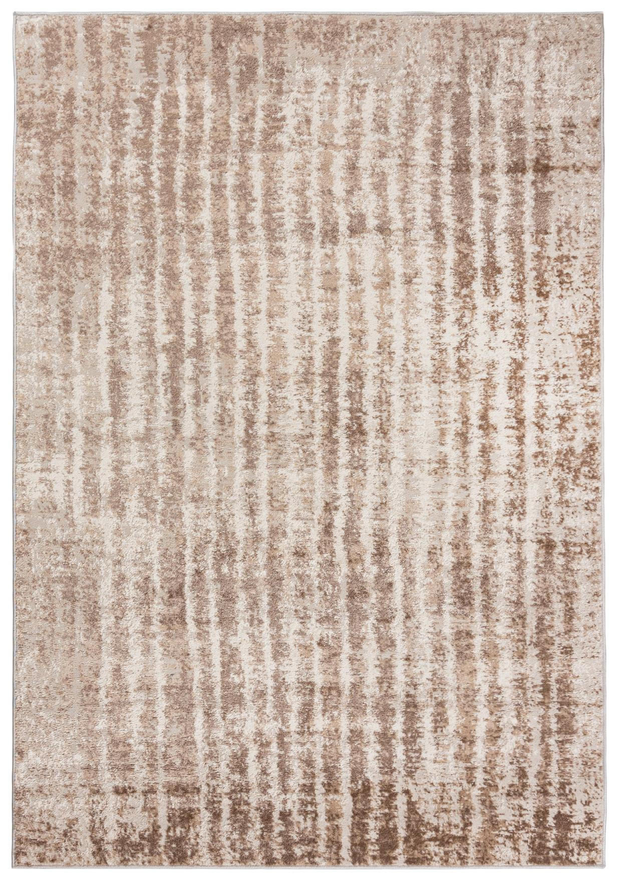 TEPPICH Beige Modern Abstrakt - Kurzflor Rechteckig Stilvoller - Creme - 240 x 330 cm - Hellbraun, Textil (240/330cm) - Mazovia