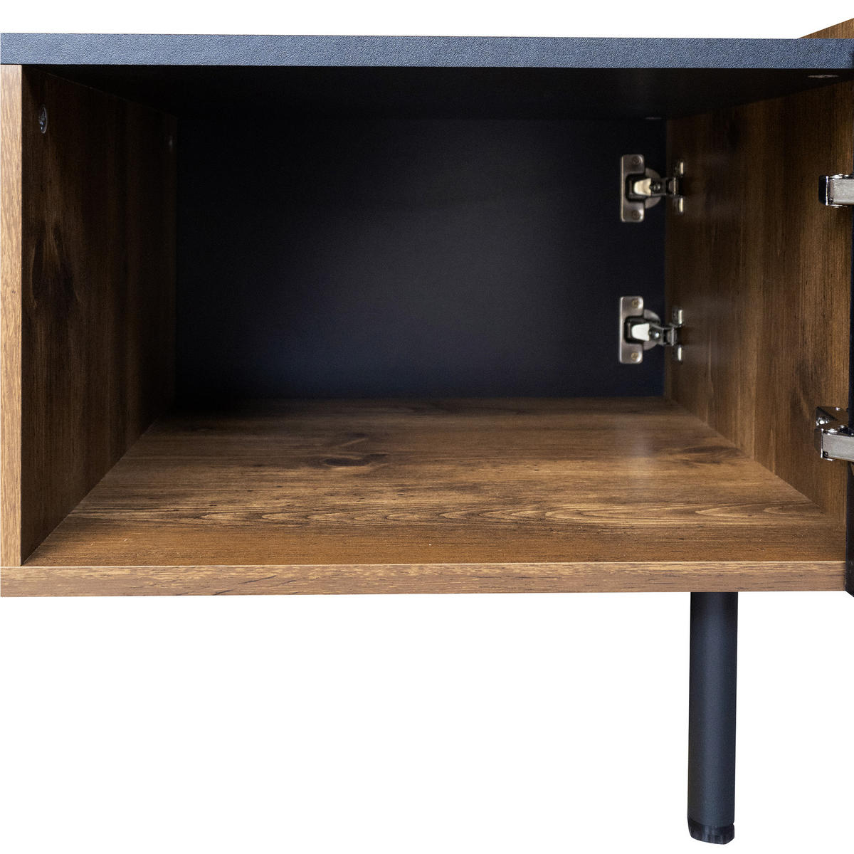 COUCHTISCH Schwarz 90/55/45,5 cm - Schwarz, Holzwerkstoff (55/90/45.5cm) - Urban Meuble