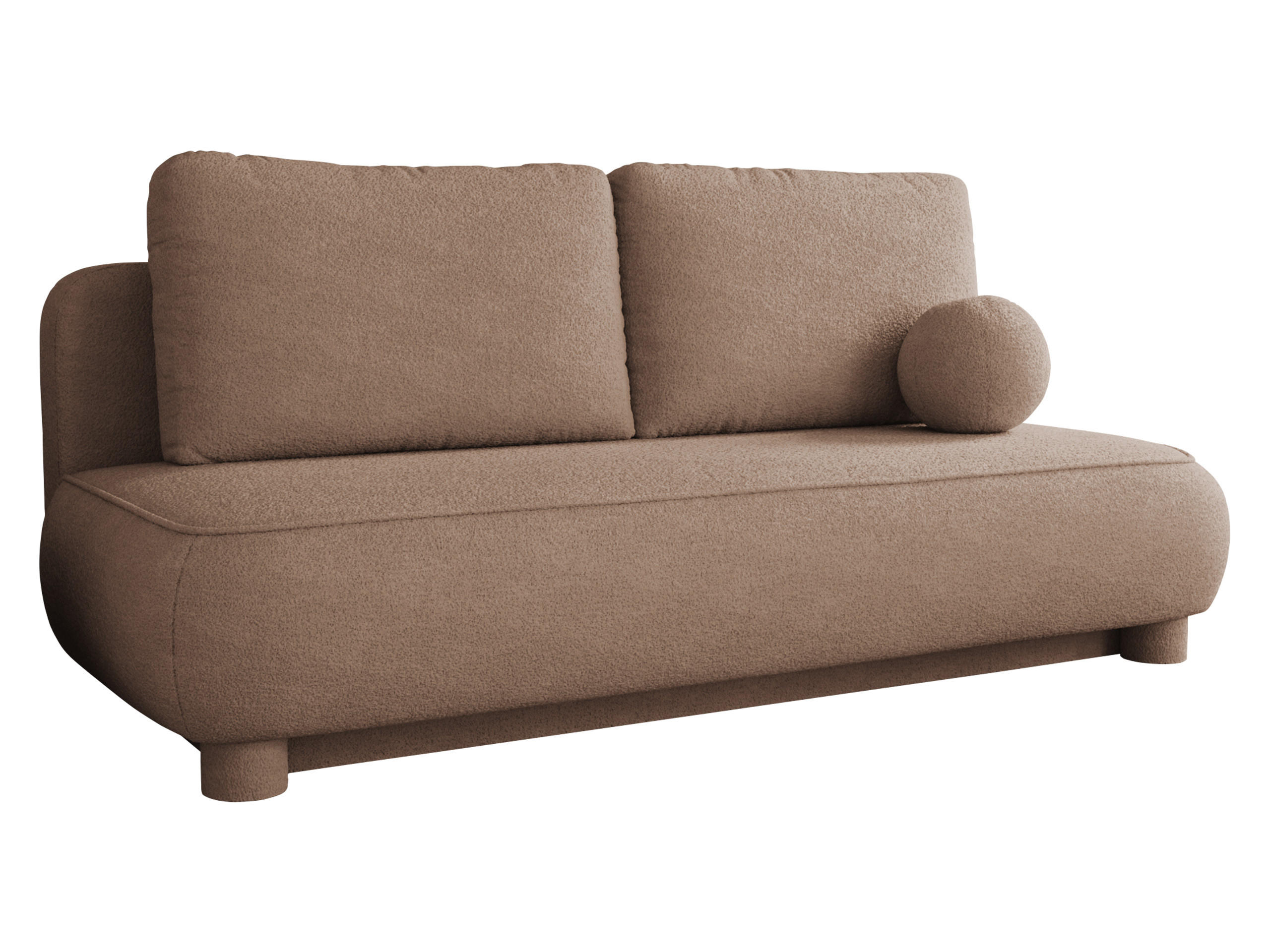 SCHLAFSOFA Gaja - Braun, Holz/Textil (209/96/96cm) - MIRJAN24