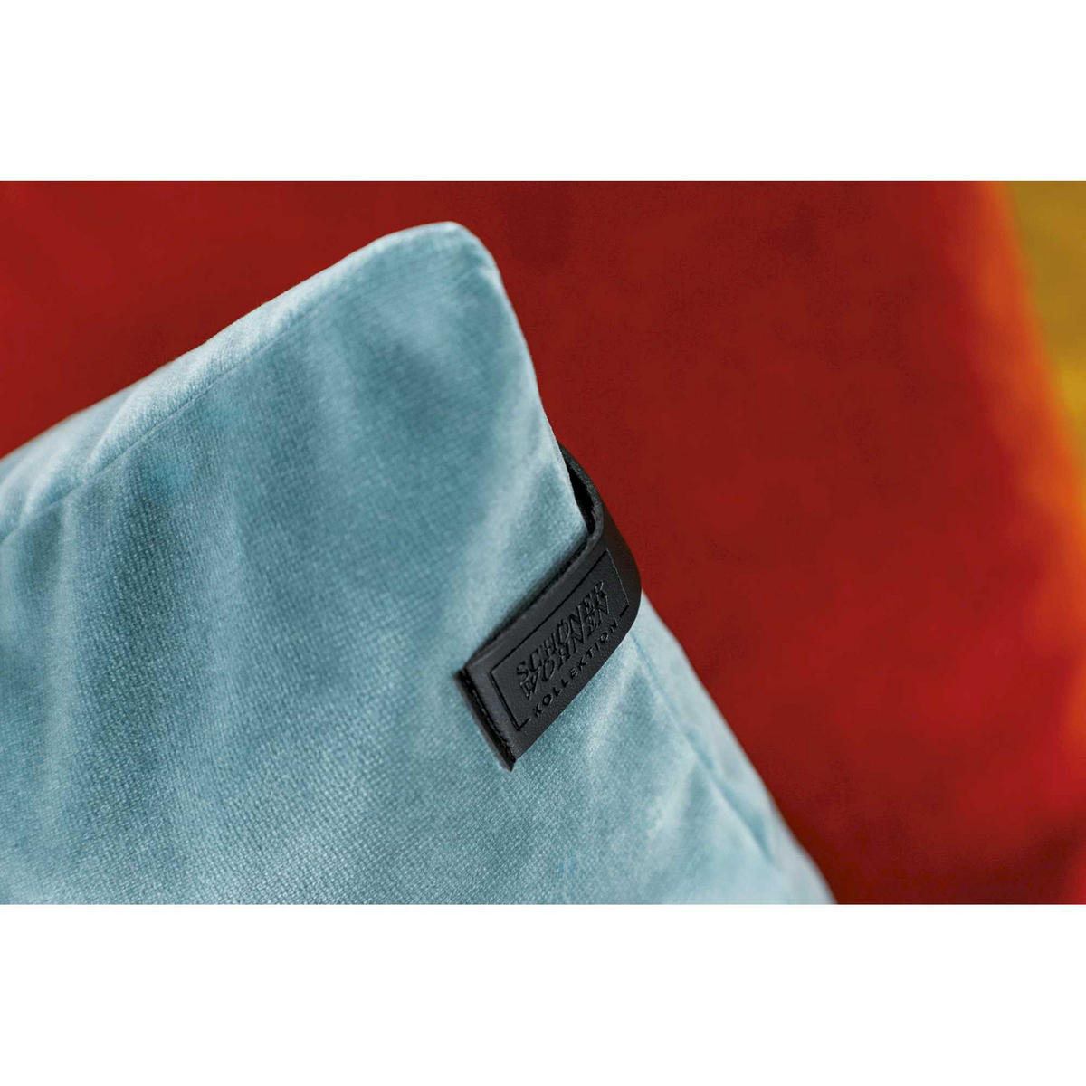 KISSENHÜLLE SOUL - Blau, Textil (45/45cm) - Schöner Wohnen