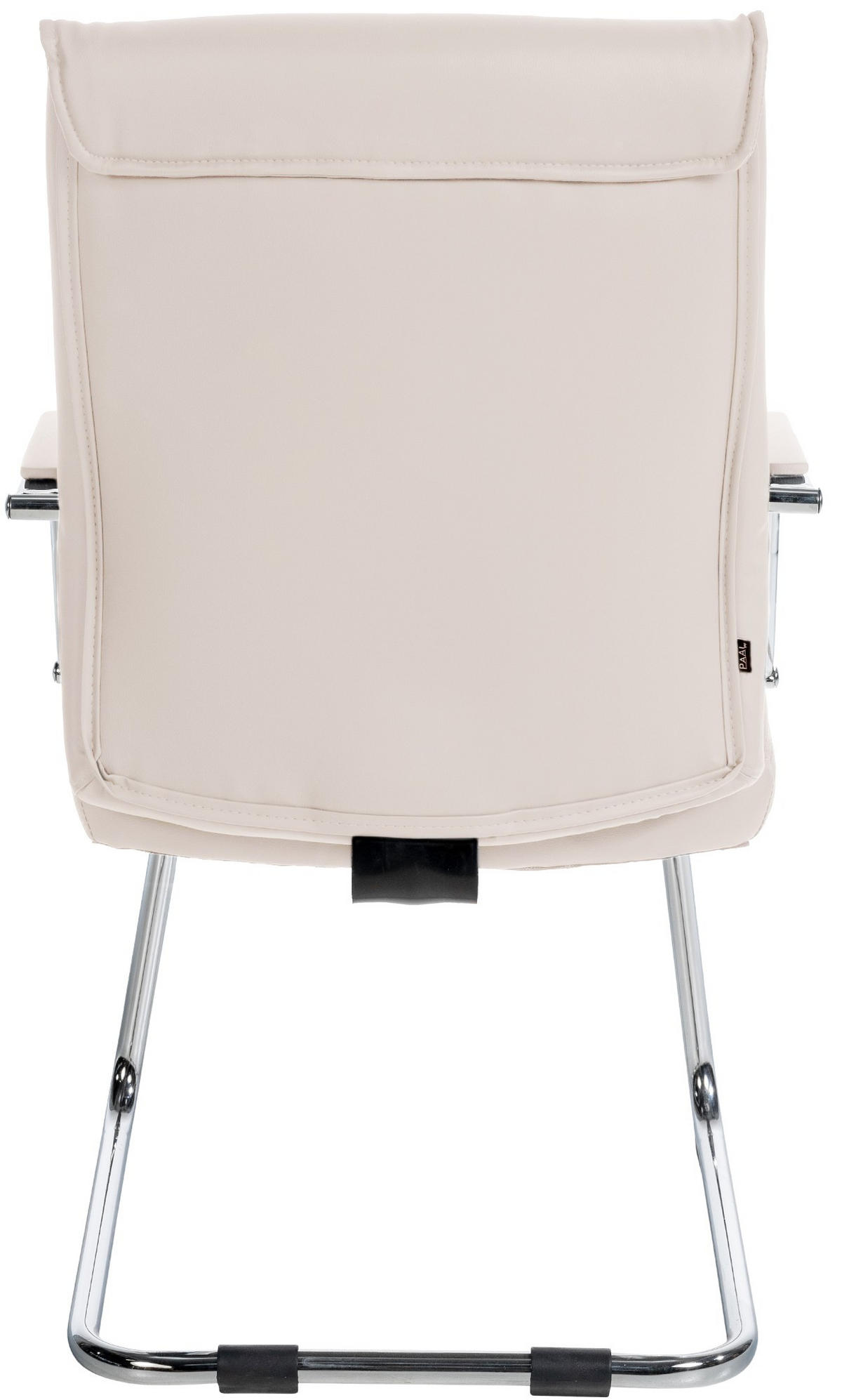 SCHWINGSTUHL Lederlook creme - Chromfarben/Creme, Textil/Metall (58/100/66cm) - CLP