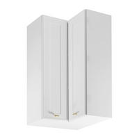 ECKHÄNGESCHRANK G60N2 – Sorento Weiß – L-Form für den Innenwinkel – Weiß - Weiß, Holzwerkstoff (60/100/60cm) - ROYAL24_MARKT
