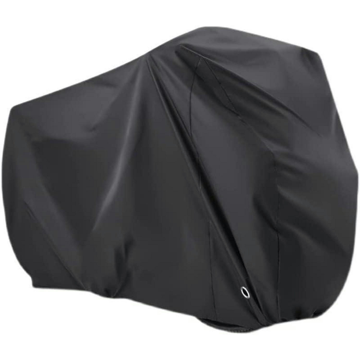 FAHRRADABDECKUNG aus Nylon-Gewebe, wasserdicht - Schwarz, Textil (7.6/7.6/7.6cm)