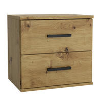 NACHTTISCH NOCTA 48/50/35 cm Eiche Artisan - Eiche Artisan, Holzwerkstoff (48/50/35cm) - MASSENO