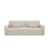 SCHLAFSOFA mit Bettkasten Hellgrau - Hellgrau/Schwarz, Holz/Holzwerkstoff (217/86/102cm) - Furnisell