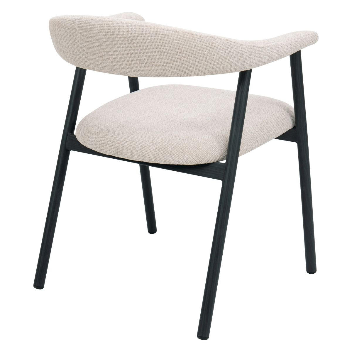 ESSZIMMERSTUHL 2er Set aus Stoff, beige - Beige, Textil (56/76/54cm) - Giga Meubel