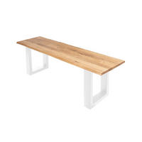 SITZBANK ENRICO - Beige/Naturfarben, Holz (120/47/42cm) - SAM