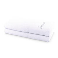 SAUNA SET PEARL 2-TLG - Weiß, Textil (80/200cm) - Möve for Frottana