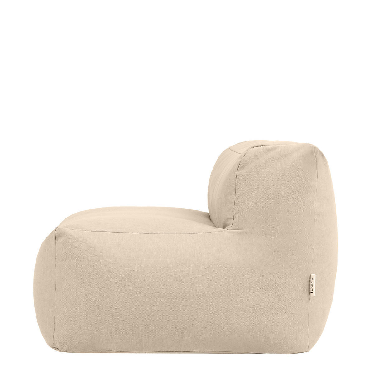 SITZSACK-SOFA Sessel - Beige, Textil (95/68/100cm) - icon