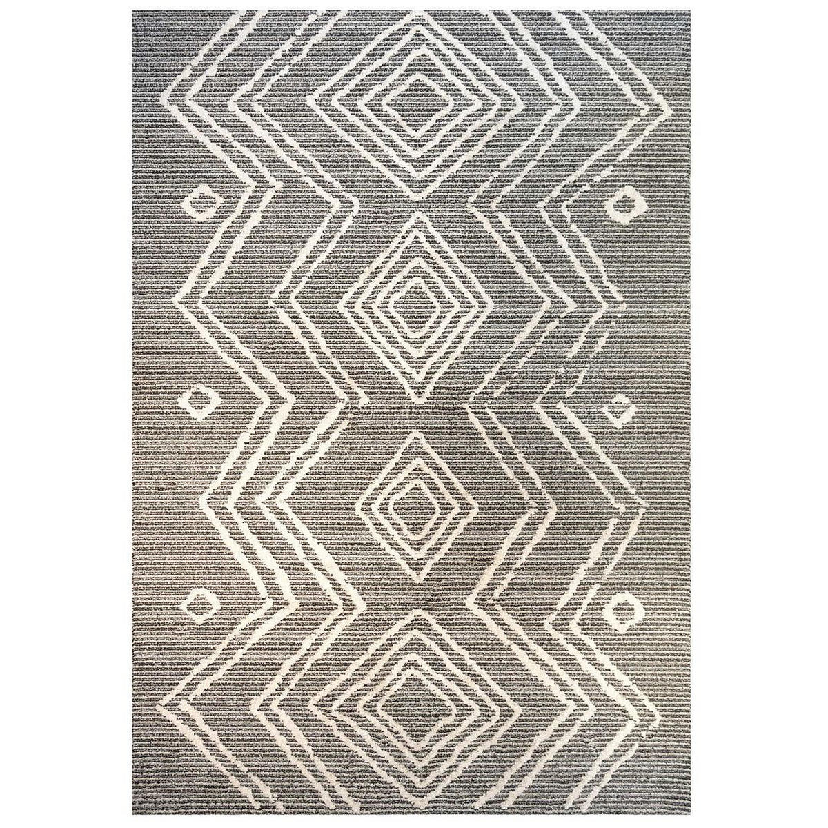VINTAGE-TEPPICH Medini Neva Grau - Grau, Textil (201/290cm) - Kukoon Rugs