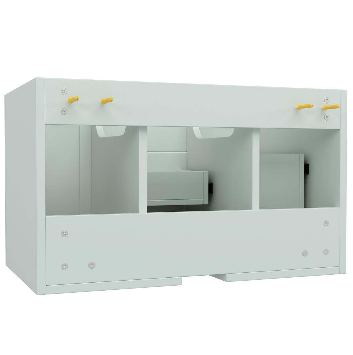 WASCHBECKENUNTERSCHRANK 78,5 x 46 x 46,8 cm Grün MDF/Metall - Grün, Metall (46/46.8/78.5cm) - Beauniv