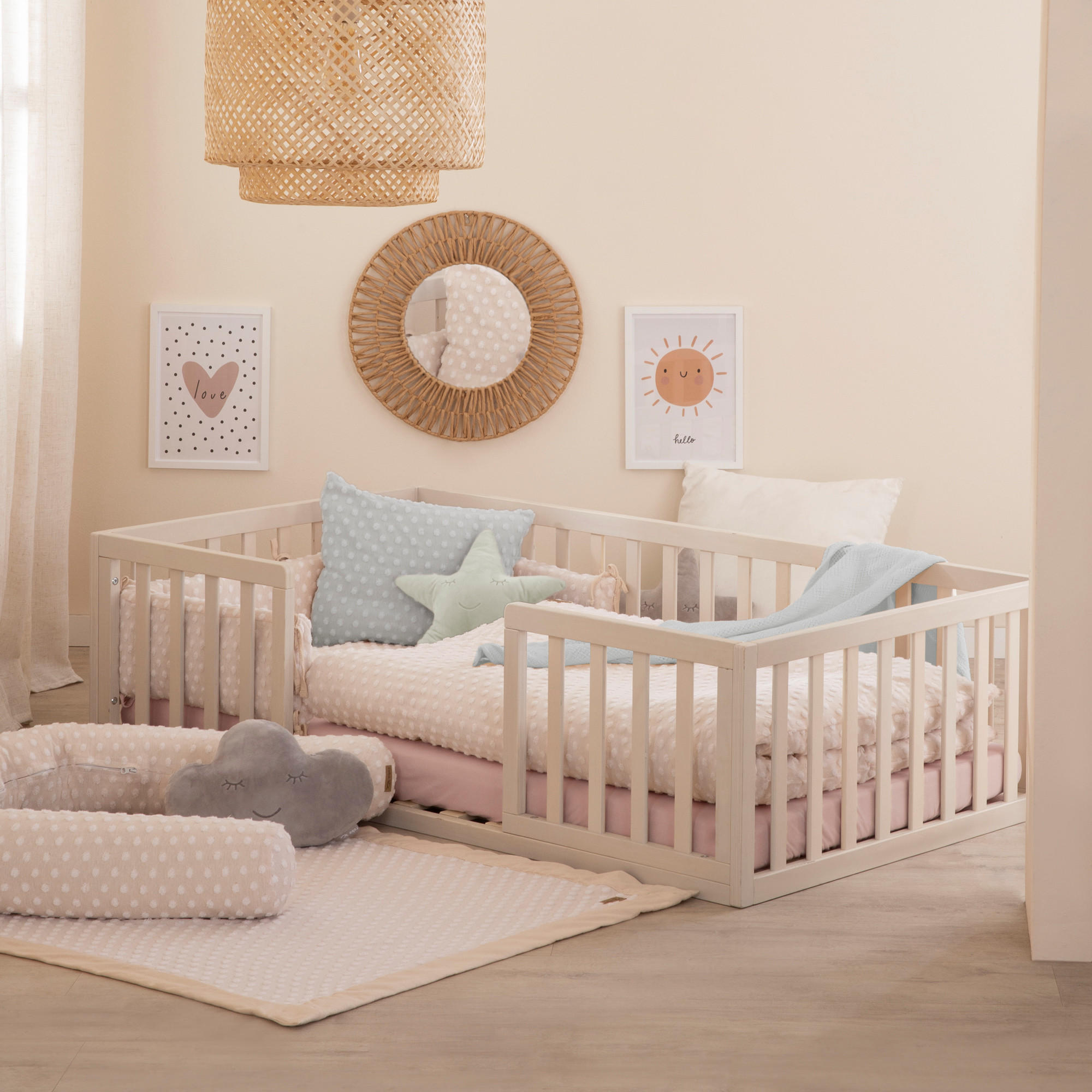 BETTSCHLANGE Frosty Almond - Beige - Beige, Textil (170/12cm) - Roba
