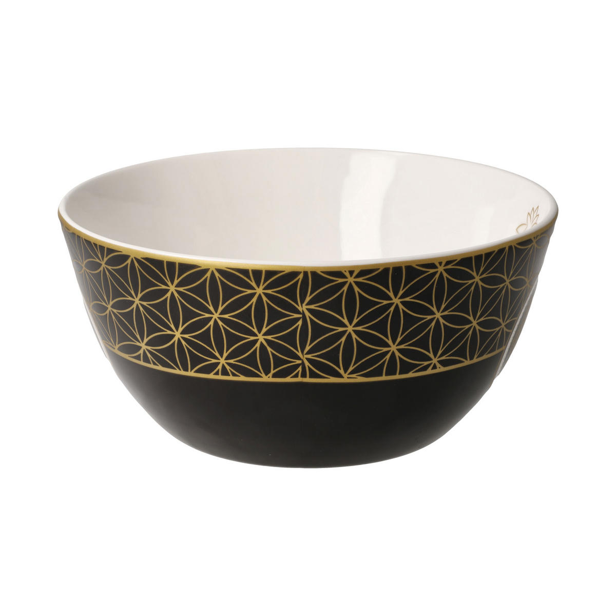 KÜNSTLERSCHALE Yin Yang schwarz, Fine Bone China, Bunt, 15 cm - Multicolor, Keramik (7cm) - Goebel