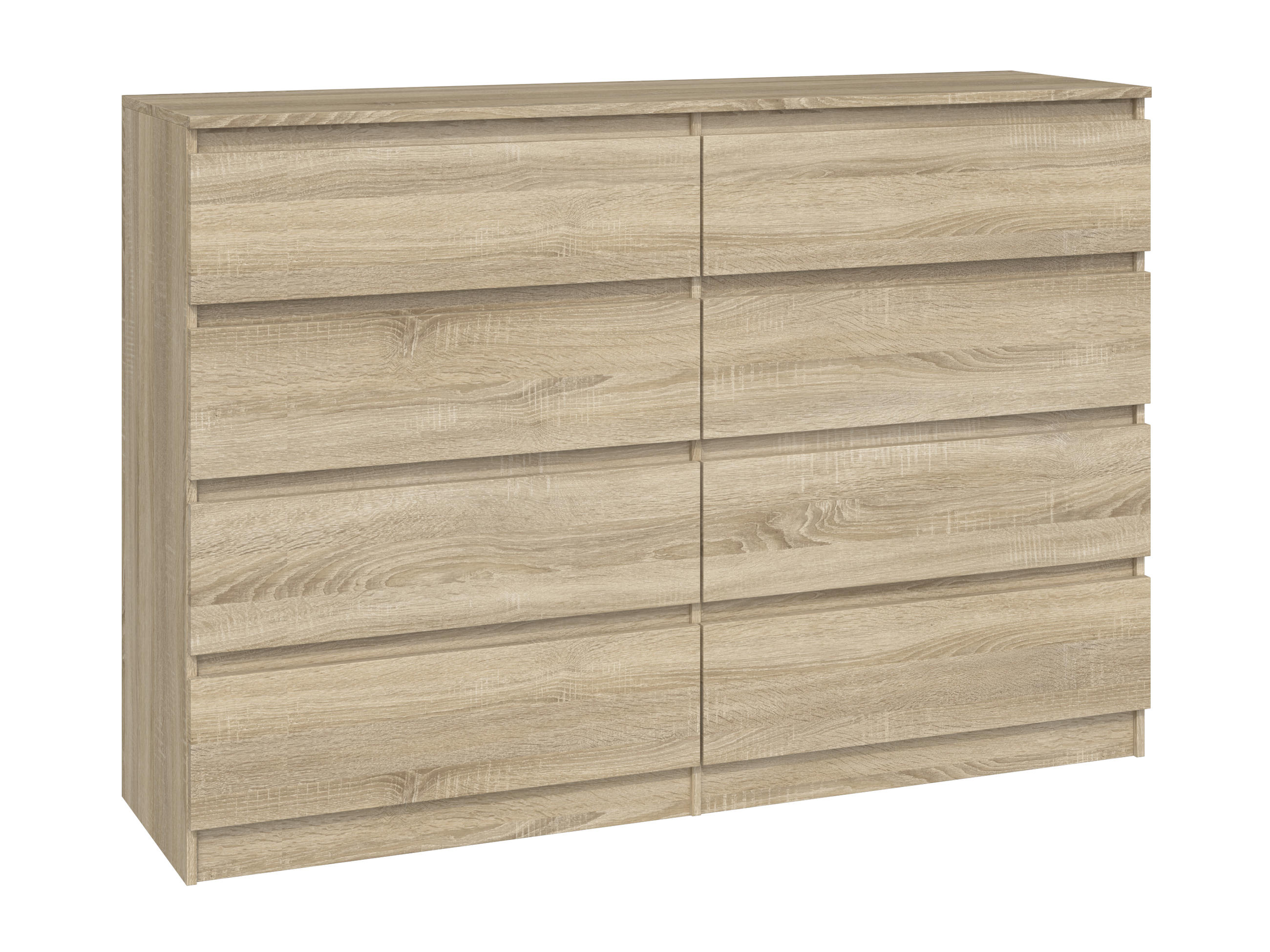 KOMMODE MALWA M8 140 - EICHE SONOMA - Sonoma Eiche, Holzwerkstoff (138/97/40cm) - CDF