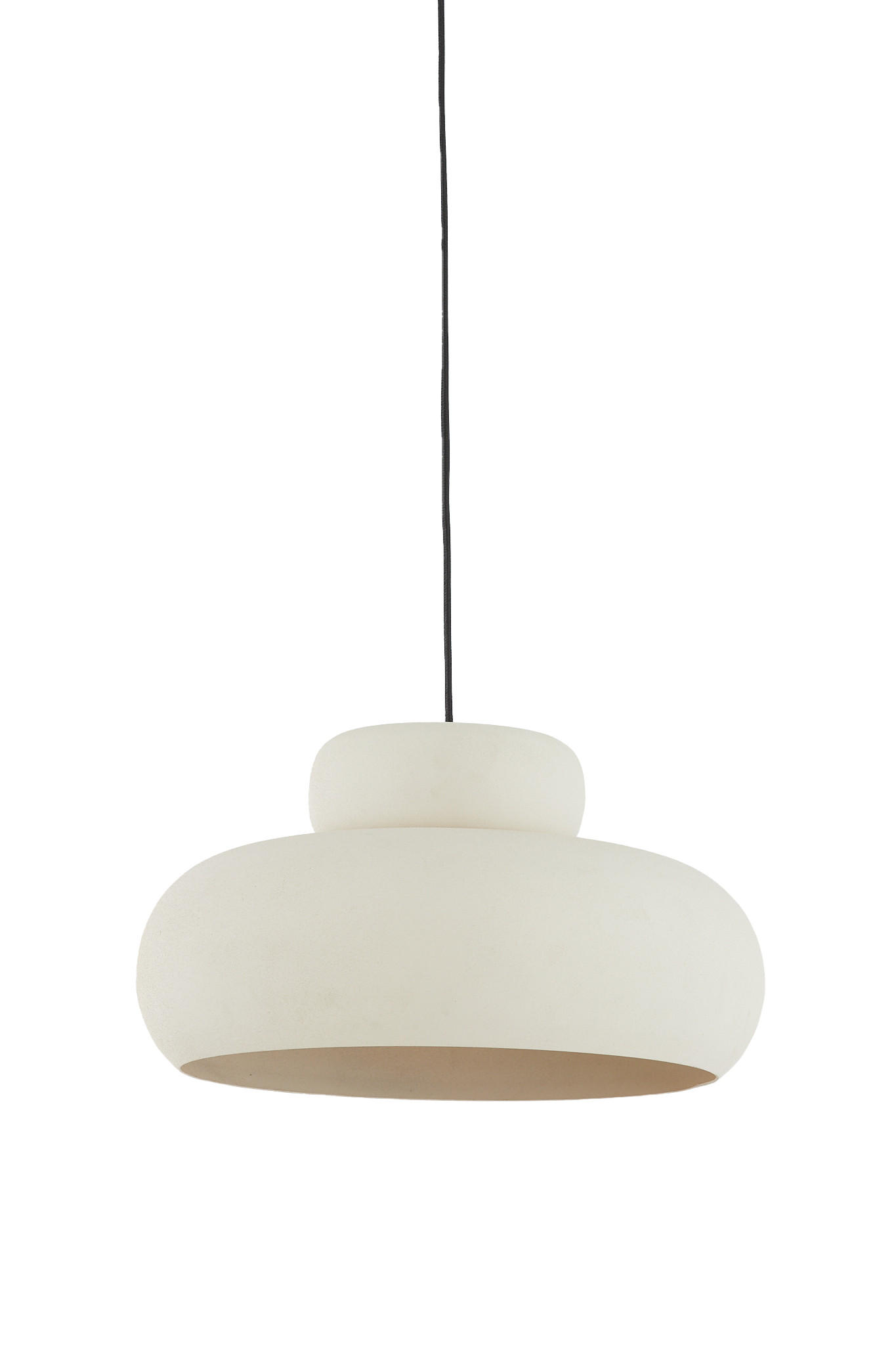 HÄNGELAMPE Neiva Weiß Ø39/20 cm - Weiß, Metall (39/39/20cm) - Light & Living