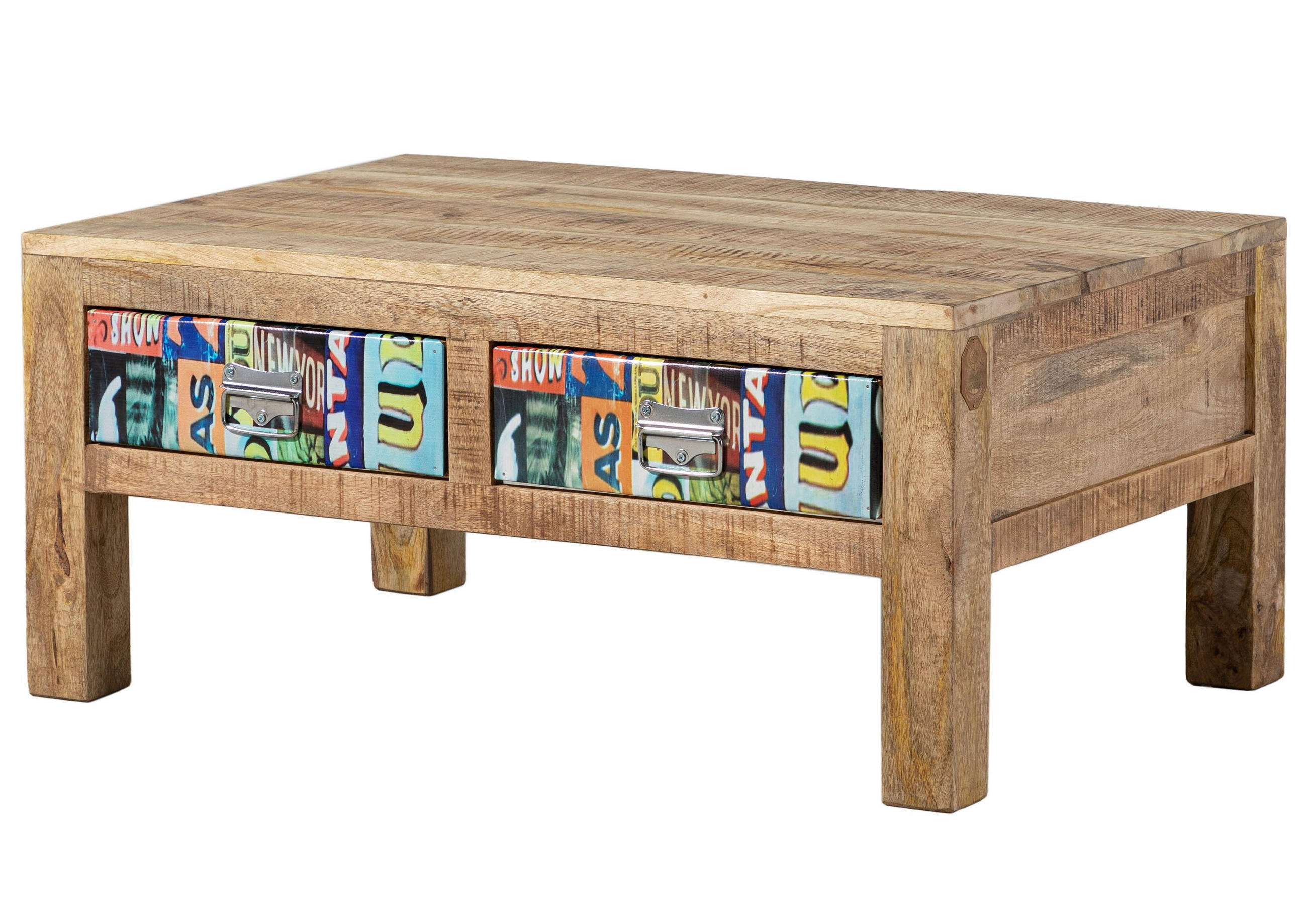 COUCHTISCH Mango 90x60x40 mehrfarbig lackiert LOUNGE COLLECTION #11 - Multicolor, Metall (90/60/40cm) - Massivmoebel24