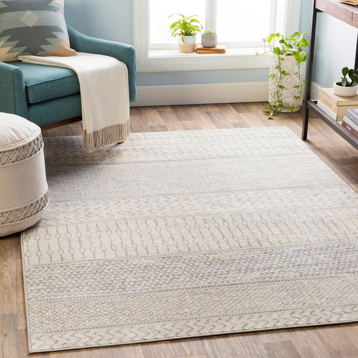 KURZFLORTEPPICH 160/220 cm Grau - Grau, Naturmaterialien/Textil (160/220cm) - LIVABLISS