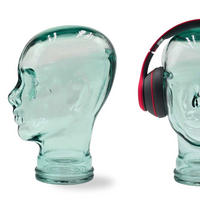 KOPFHÖRERSTÄNDER MICK Glas T01 klar - Transparent, Glas (21/29/21cm) - DESIGN DELIGHTS