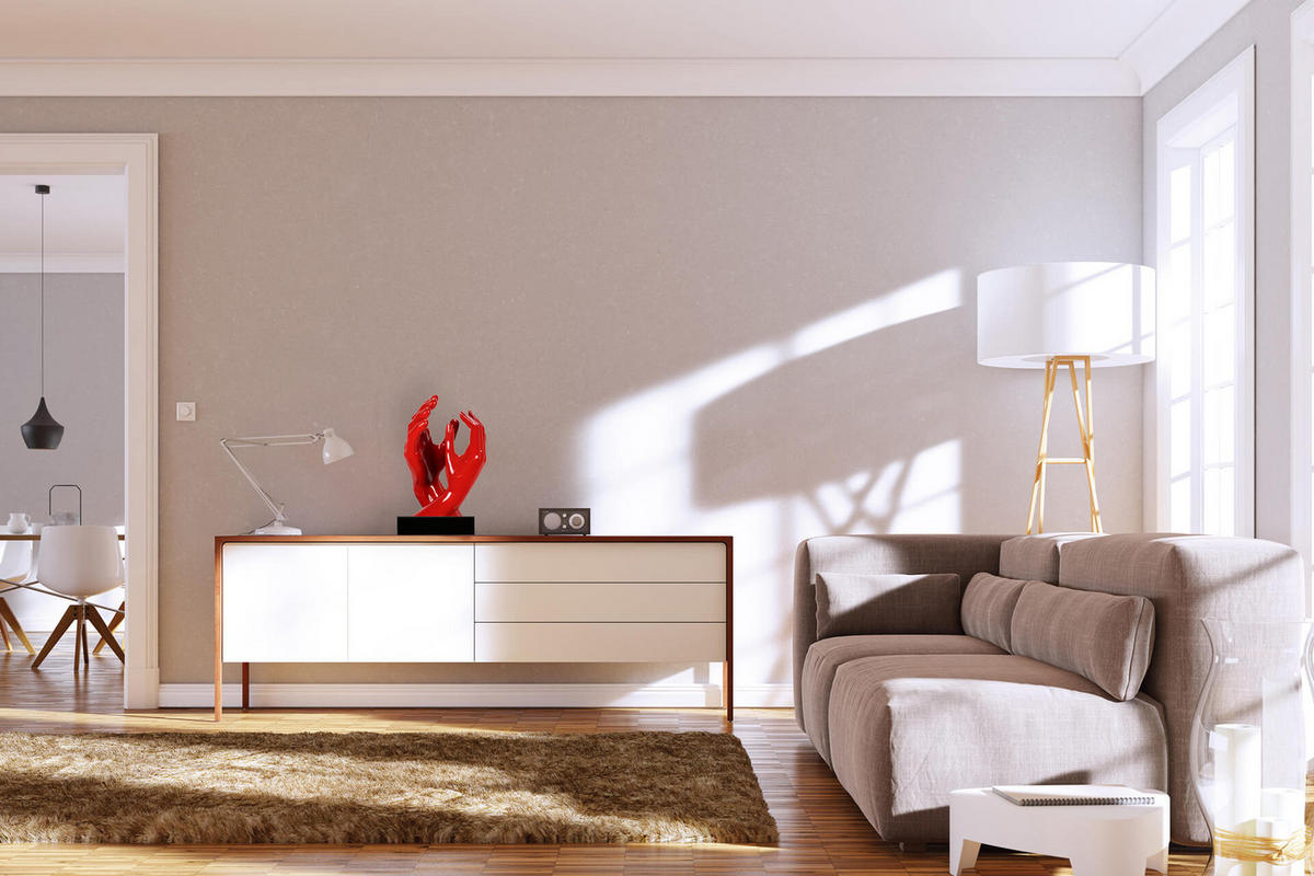 SKULPTUR Rot 21/41 cm - Rot, Stein (4.85/41/21cm) - KUNSTLOFT