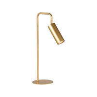 TISCHLEUCHTE Ferroli Gold 15/15/50 cm - Goldfarben, Metall (15/15/50cm) - LABEL51