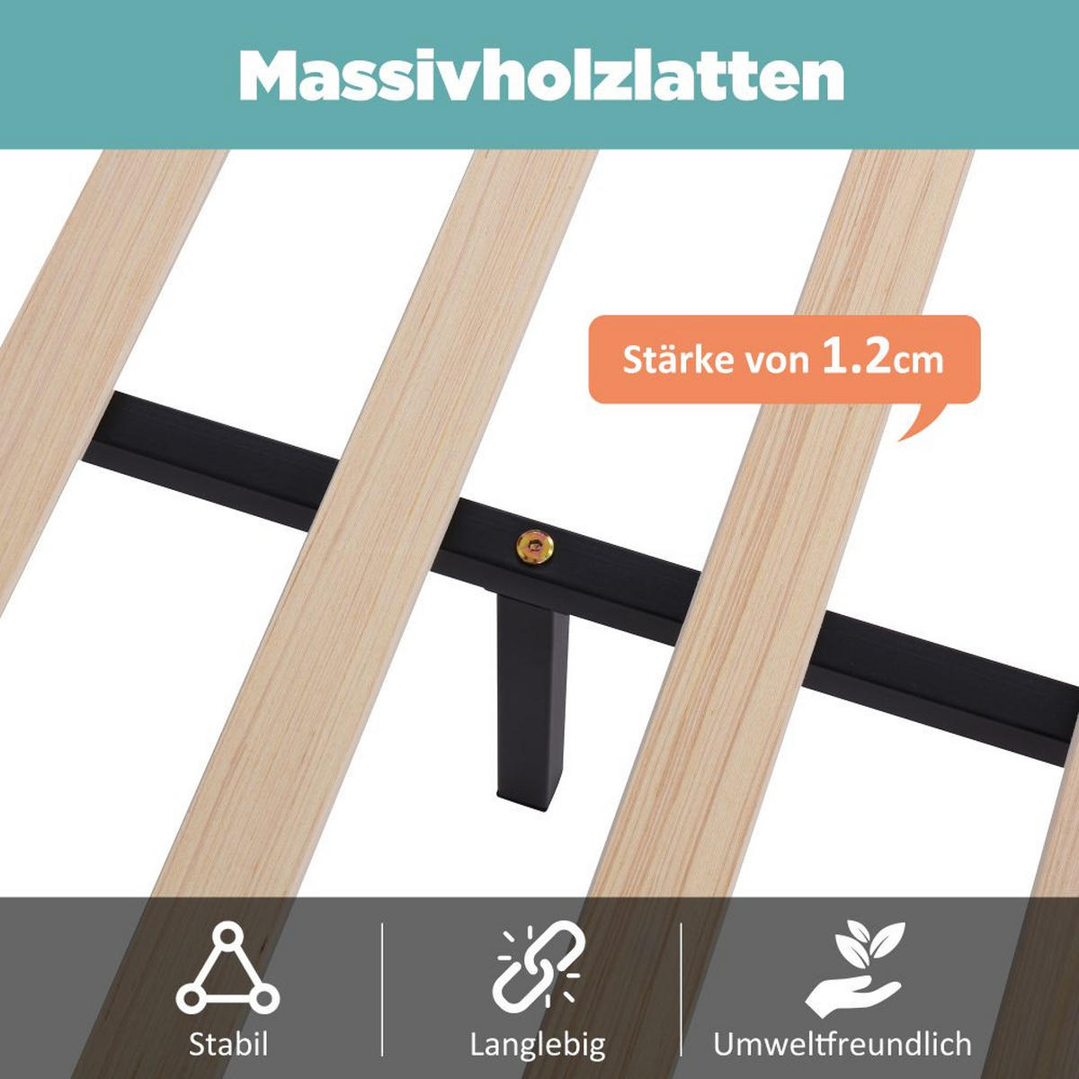 POLSTERBETT 140/200 cm in Grau Samt mit Lattenrost - Grau, Holz/Textil (140/200cm) - KOMHTOM