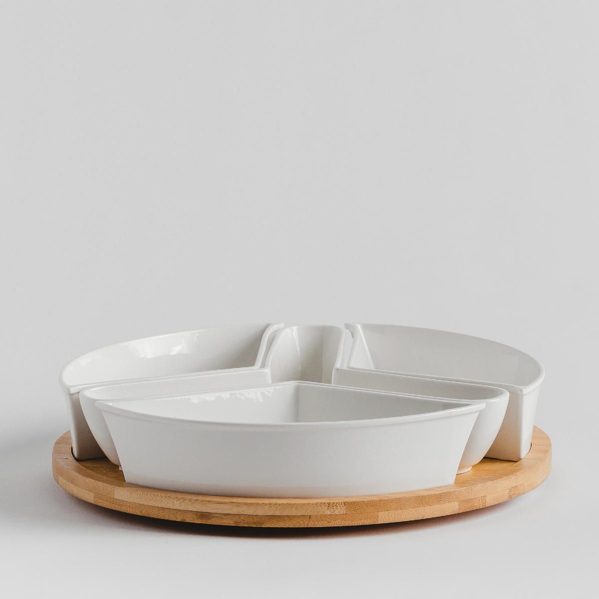 SERVIERTELLER Slanting 2 - Weiß, Keramik (31/7/31cm) - home&you