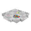 36-TLG.PUZZLEMATTE - Grau, Kunststoff (31.5/31.5cm) - Relaxdays