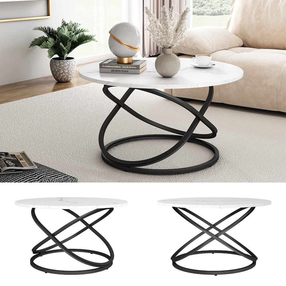 COUCHTISCH Calgary Weiß 79.5 x 62 cm mit großer Arbeitsfläche - Weiß, Holzwerkstoff (62/79.5/46cm) - Vicco