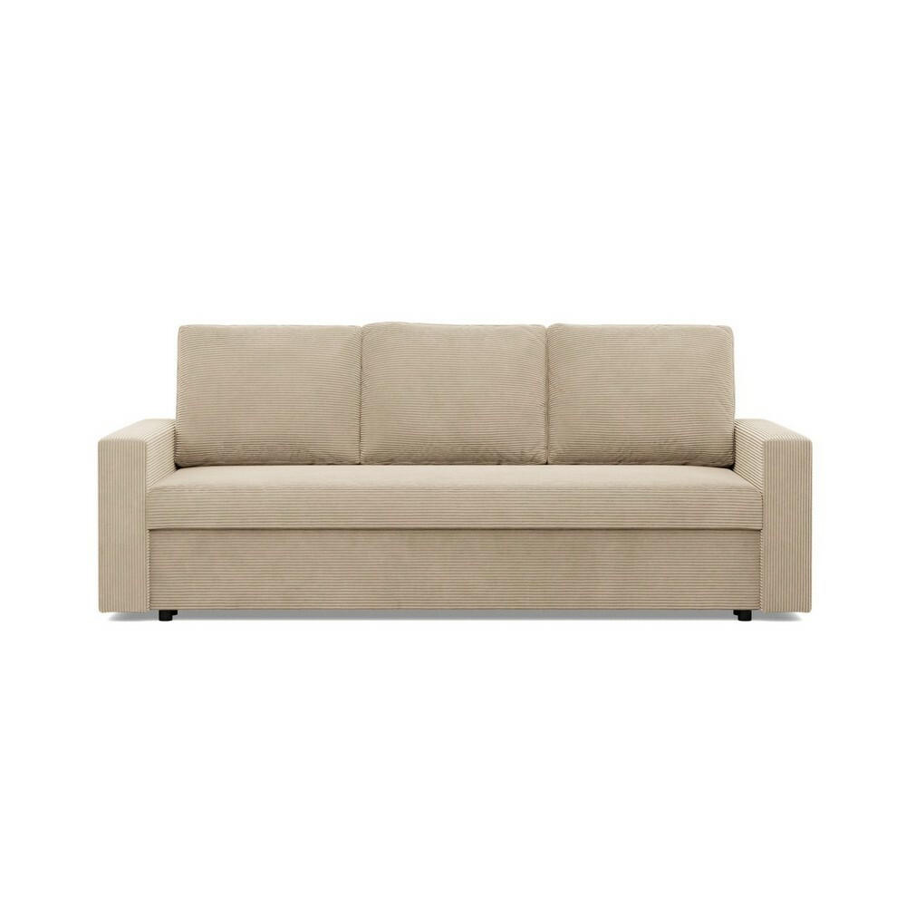 SOFA Neo mit gerader Armlehnen beige - Beige, Textil (220/92/92cm) - SIMKAM Furniture