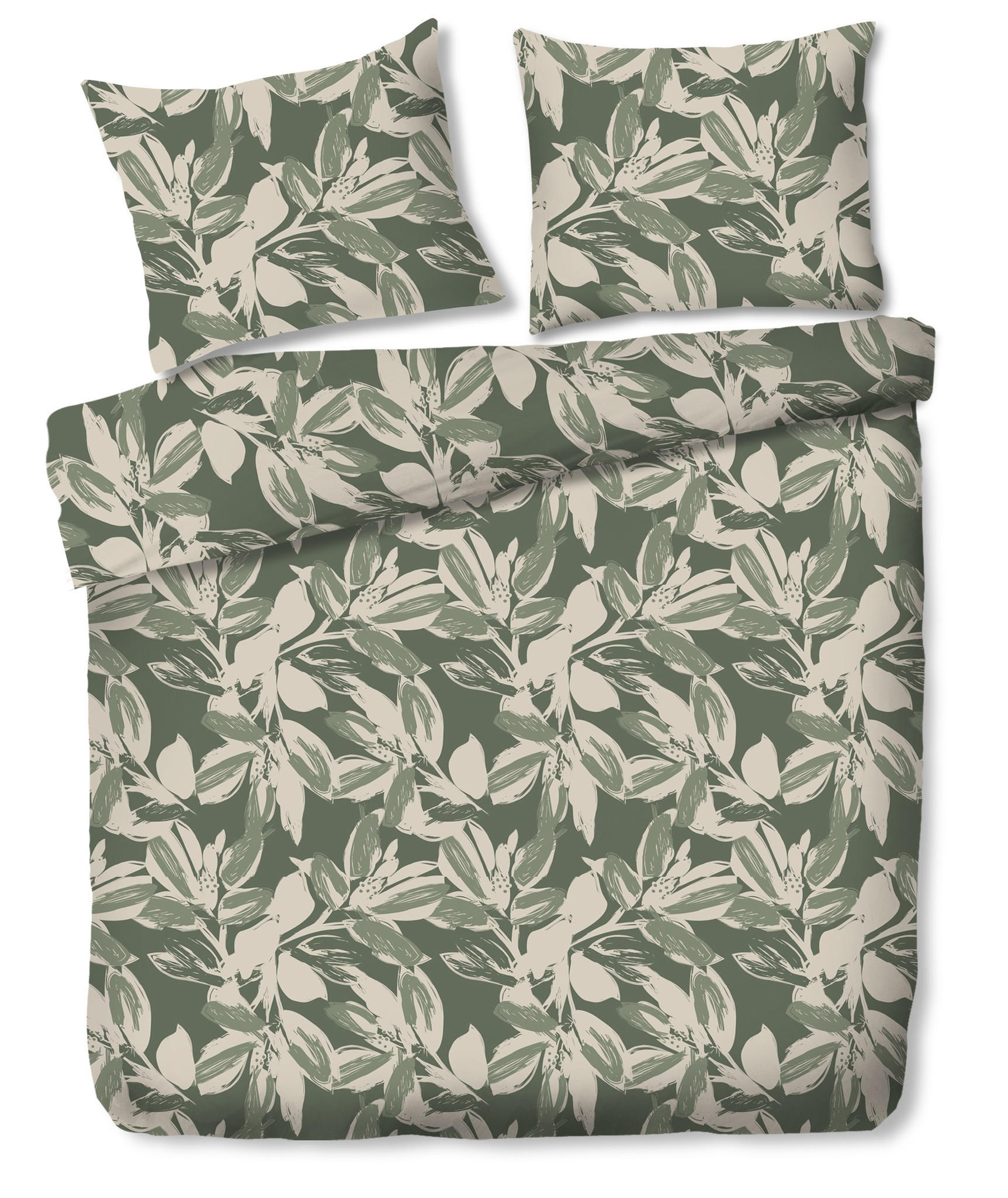 BETTWÄSCHE Remaro - Grün, Textil (200/220cm) - home&you