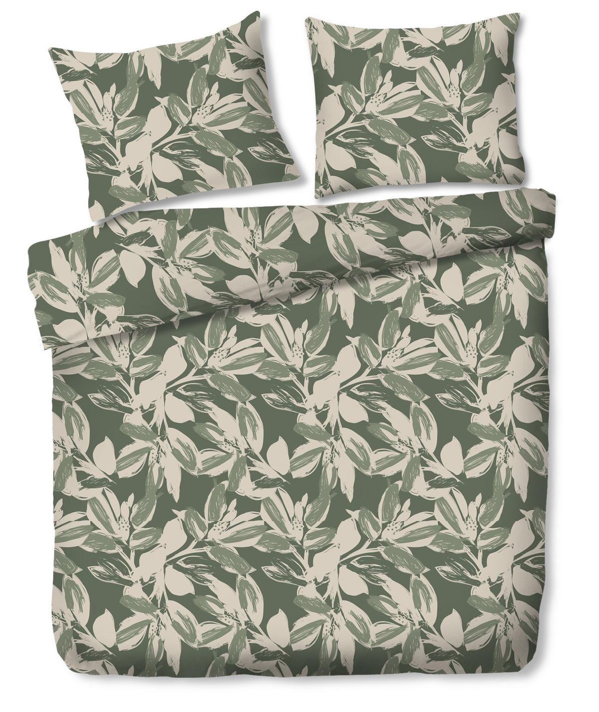 BETTWÄSCHE Remaro - Grün, Textil (200/220cm) - home&you